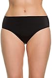 Ulla Popken Große Größen Damen Bikinihose Bikinislip, Schwarz (Schwarz 10), 48