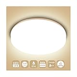 Deckenlampe LED Deckenleuchte Öuesen Lampe Decke Wasserdicht Moderne Runde Dünne 18W 1650LM IP44 4000K Φ24cm Neutralweiß Deckenlampe Badezimmer Küche Schlafzimmer Bad Wohnzimmer Esszimmer Balkon F