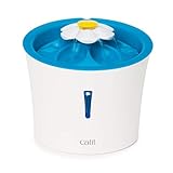 Catit Flower Fountain, Blumentrinkbrunnen mit LED für Katzen, 3L, weiß/b