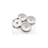 FASDTBA 4 Stück Auto Radnabenkappen Radnabenabdeckung Center Felgendeckel Radkappen Wheel Caps Nabenkappen Nabendeckel, für Cadillac- CT4 CT5 CT6 XT4 XT6 Lyriq Escalade 60mm mit Auto-Log