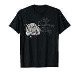 Netter Bulldoggenfreund, der Hunde liebt Mastiff T-S
