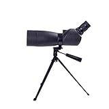 JINKEBIN Astronomisch Monokulare HD 20-60x60 Zoom Vogelbeobachtung Nachtsicht-Teleskop for den Außenbereich: Schwarz F