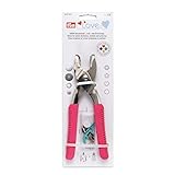 Prym pink Love Vario-Zange mit Loch-/Color Snaps Werkzeug, Stahl, 19