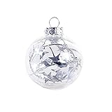 FEIZAO Weihnachtskugeln Christbaumkugeln Weihnachtsdeko Weihnachtsanhänger Basteln Weihnachtsschmuck 2021 Hängende Charms DIY Anhängerweihnachtsdeko Weihnachtsbaum Deko Anhäng