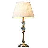 CZFWRX nordisch LED Schreibtischlampe Gold Metall Schreibtischlampe Schlafzimmer Wohnzimmer Nachttischlampe Schreibtischlampe dekorative Hochzeitslampen (Color : A, Size : 28 * 49cm)