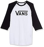 Vans Herren Classic Raglan T-Shirt, Mehrfarbig (White-Black YB2), M