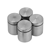 Befestigungsschrauben für Glasabstandshalter 25 * 25/30/40mm 4 Stück Edelstahl Werbung für Befestigungsstifte Glasabstandshalter(25 * 25MM)