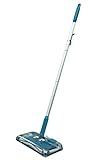 Black+Decker PSA115B-QW 3.6V, 1.5Ah Lithium Akku-Kehrbesen, Laufzeit 30 min, für kurzflorigen Teppiche und Hartböden, kabellos, beutelos, aufladbar, weiss, PSA115B, Acrylic, 300