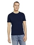 TOM TAILOR Herren 1025984 T-Shirt mit Bio-Baumwolle, 10932-Sailor Blue, L