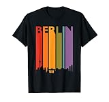 Berlin Skyline Shirt Retro Geschenk Souvenir Vintage Berlin T-S