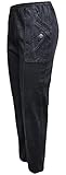 Sockenhimmel Thermojeans Damen Stretch gefütterte Wanderhose Jeans Thermo Hosen für Frauen Freizeithosen (40-42, Black Denim)