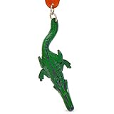 Monkimau Schlüsselanhänger Aligator Zoo Figur aus L