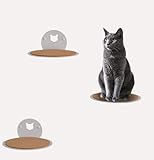 Katzentreppe Wand-Montage 3-er Set - Katzenleiter aus hochwertigem Stahl - Katzen Wandpark Weiße Farbe - Belastbare Katzen-Stufen - Made in Germany