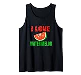 Ich liebe Wassermelone Tank Top