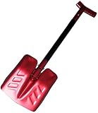 Rcsinway Home Snow Schaufel, Aluminiumlegierung Portable Eiskratzer Teleskopgriff für Fahrzeug Schnee Entfernen Schaufel, Anti-Oxidation Schaufel, Eissäge, Eiswerkzeug