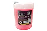 MANNOL Antifreeze AF12+ Kühlerfrostschutz 10 Liter, Rosa bis-40°C für G12+ F