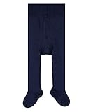 FALKE Unisex Baby Strumpfhose Family, Baumwolle, 1 Paar, Blau (Dark Marine 6170), 1-6 Monate (62-68cm)
