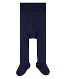 FALKE Unisex Baby Strumpfhose Family, Baumwolle, 1 Paar, Blau (Dark Marine 6170), 1-6 Monate (62-68cm)