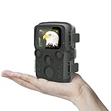 ZIMOCE Mini Wildkamera 12MP 1080P,850nm IR LEDs und IP66 Wasserdicht Jagdkamera,2.0' TFT HD LCD Display,Wildkamera mit Nachtsicht Bewegungsmelder für Wildbeobachtung Jagdausflug usw