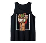 Black Dad Schwarze Geschichte Afrikanischer Vater Papa Tank Top