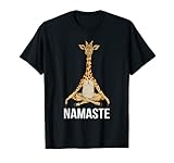 Yoga Giraffe T-Shirt Lustiges Meditations S