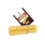 Wildfang® Kaustab aus Hartkäse für Deinen Vierbeiner I Hundespielzeug Käse Kauknochen - Kauspielzeug - Zahnpflege & Kaumuskel Training I Langlebiger & natürlicher Kaustab für Deinen H