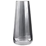 Glasvase Konische Vase dekorative Blumenpflanze Knospenvasen Kristallklare Terrarien Pflanzer 8,8 ', für Hochzeiten Party Events Dekorieren Arrangements Büro oder Wohnzimmer Home D