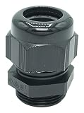 (20er Pack) PG29 Kabelverschraubung/Klemmbereich: 12-20mm/Polyamid 6/Schwarz (RAL9005)/ohne Geg