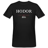 Spreadshirt Game of Thrones Hodor Männer Bio-T-Shirt, M, Schw