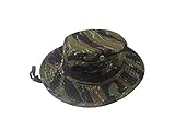 Boonie-Hut, breiter Rand, Sonnenhut, Fischerhut, Safari-Mütze mit Sonnenschutz, Boonie-Hut, Tiger-Streifen, Einheitsgröß