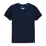 Superdry Damen Vintage Logo Heritage Entry Tee T-Shirt, Blau (Dazzling Blue Bdt), M (Herstellergröße:12)