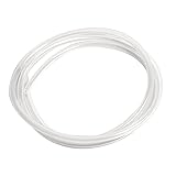 Quickun Reiner Silikon-Schlauch, 0,6 cm ID x 0,3 cm OD, hohe Temperatur, Lebensmittelqualität, flexibler Wasserschlauch, Leitung für Pumpentransfer (2,5 m)