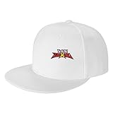 Yu_Gi_Oh Classic Snapback Hat Blank Adjustable Brim High Top End Trendy Style Baseball Cap, weiß, Einheitsgröß