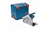 Bosch Professional Tauchsäge GKT 55 GCE (1400 Watt, Sägeblatt-Ø: 165 mm, inkl. Kreissägeblatt für Holz, 1/1 L-BOXX-Einlage, in L-BOXX 374N)