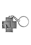 Rammstein Logo Schlüsselanhänger Anhänger, Grey, one S