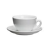 Cilio Cappuccinotasse, Porzellan, Weiß, 1 Stück (1er Pack)