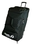 Driver13® Trolley Reisetasche mit Rollen, 92 cm x 45 cm x 46 cm 185 Liter schw