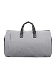 chenghuax Reisetasche Tragbare Großkapazität Klapptasche Aufbewahrungstitor Bag Reiseanzug Tasche (Color : Gray, Size : One Size)