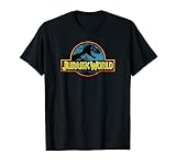 Jurassic World Classic Logo Bright Tech T-S
