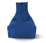 BuBiBag Sitzsack Lounge Sitzsack Sitzkissen XXL Tobekissen Bodenkissen Beanbag Kissen, für Kinder und Erwachsene (Dunkelblau/Marine)