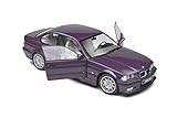 B-M-W 3er E36 M3 Coupe Techno Violett Metallic 1990-2000 1/18 Solido Modell Auto mit individiuellem Wunschk