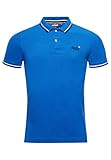 Superdry Herren Classic Poolside Pique Polo Poloshirt, Blau (True Blue Twist 3FK), XX-Larg