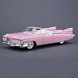 Modellauto im Maßstab 1:18 for Cadillac-Eldorado EL-vis Simulation Legierung Auto Modell Handwerk Dekoration Sammlung Spielzeug Geburtstagsgeschenk Kind Jungen Spielzeug (Color : 1959 Cadillac)