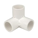 Gardeningwill 10 Stück 3-Wege 25 mm PVC Fitting Konstruktion Heavy Duty Gewächshaus Rahmen Möbel Verb