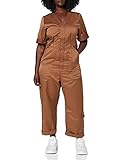 G-STAR RAW Womens V-Neck Short Sleeve Jumpsuit, Brown (medium Clay C657-C627), XXS