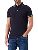 Tommy Hilfiger Herren 1985 Tipped Slim Polo Hemd, Desert Sky, XL