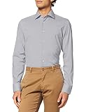 Seidensticker Herren Business Hemd Slim Fit24 Businesshemd, Grau (Dunkelgrau 37), (Herstellergröße: 42)