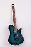XLAHD Gitarre E-Headless-Gitarre Ahorndecke Akustik-Stahlsaiten-Gitarren Gitarrensaiten Akustik-Steel-E-Gitarre (Farbe : A)