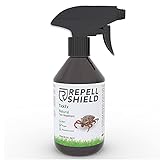 RepellShield - Natürliches Zecken Spray als Schutzbarriere, Hautfreundliches Anti Zeckenschutz Hundespray für ihre Haustiere, Flohspray, Zeckenmittel Katzen Produkt, Zeckenspray Hund - 250