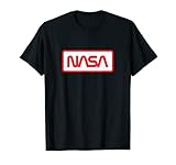 NASA Worm Logo klassisch und berühmt T-S